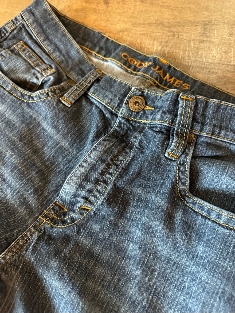 Cody James Men's Dark Blue Jeans 36x32 - Picture 3 of 7